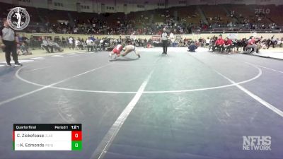 5A-165 lbs Quarterfinal - Kade Edmonds, PRYOR vs Cooper Zickefoose, CLAREMORE