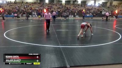 80 lbs Cons. Round 1 - Walker Elliott, Plainview River Otters vs Rowan Smith, Swamp Fox Wrestling