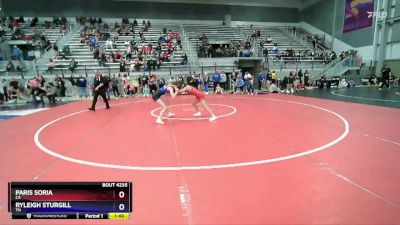 46 lbs Quarterfinal - Paris Soria, CA vs Ryleigh Sturgill, TN