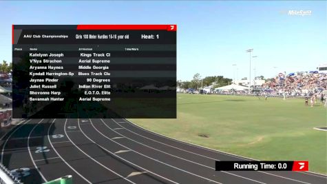 Youth Girls' 100m Hurdles, Prelims 1 - Age 15-16
