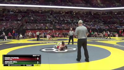 D3-190 lbs Quarterfinal - Keegan Sell, Gar. Garfield vs Owen Pummel, Indian Lake