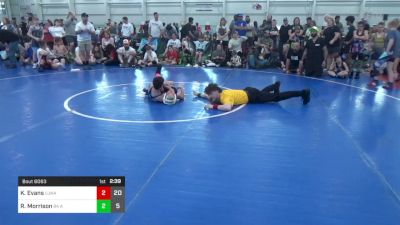 80 lbs Pools - Kacen Evans, Lunatics vs Raige Morrison, 84 Athletes (VA)