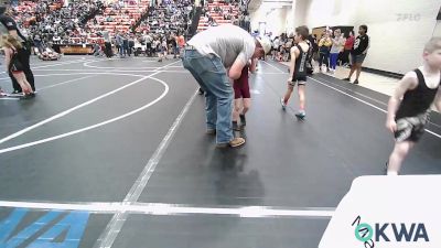 60 lbs Rr Rnd 2 - Keilen Fields, Wyandotte Youth Wrestling vs Joseph Kidwell, Team Tulsa Wrestling Club