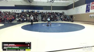 120 lbs Semifinal - Tomio Yamada, Lakeside (Nine Mile Falls) vs Sebastian Cisneros, Chelan