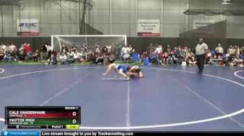 100 lbs Round 3 (6 Team) - Mattox High, Tennessee Red vs Cale Vandermark, Iowa Blue