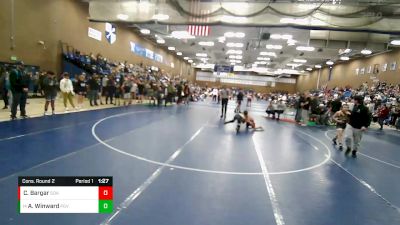 100 lbs Cons. Round 2 - Andrew Winward, Davis Wrestling Club vs Carl Bargar, Sanderson Wrestling Academy