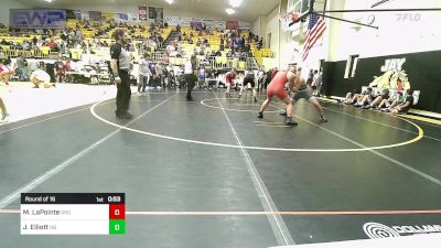 140-B lbs Round Of 16 - Michael LaPointe, Grove vs Jacob Elliott, Har-Ber High School