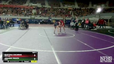 165 lbs Quarterfinal - Quetzali Zacarias, Agua Fria vs Arianna Mauch, Perry