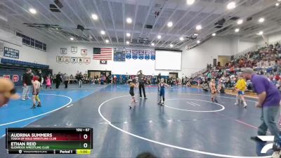 67 lbs Quarterfinal - Audrina Summers, Touch Of Gold Wrestling Club vs Ethan Reid, Glenrock Wrestling Club