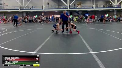 80 lbs Round 6 (8 Team) - Nolan Huska, Roughhouse vs Bodie Sanders, PA Alliance