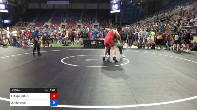 285 lbs Rnd Of 64 - Ian Asplund, Minnesota vs Jeremy Marshall, Illinois