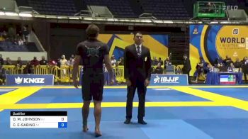 DEVHONTE M. JOHNSON vs CALON F ESKELI-SABINO 2022 World IBJJF Jiu-Jitsu No-Gi Championship