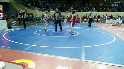 88 lbs Consi Of 16 #1 - Easton Graham, Owasso Junior High vs Kade Lester, Lions Wrestling Academy