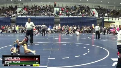 85 lbs Quarterfinal - Bryson Walter, Milton vs Hunter Harvey, Ride Out Wrestling Club