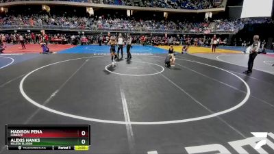 5A 114 lbs Quarterfinal - Madison Pena, Lubbock vs Alexis Hanks, Killeen Ellison