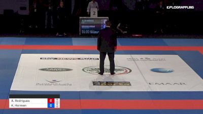 Ana Rodrigues vs Katjusa Horman Abu Dhabi World Professional Jiu-Jitsu Championship