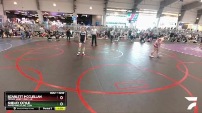 119 lbs Quarterfinal - Shelby Coyle, Amped Wrestling Club vs Scarlett McClellan, Texans Wrestling Club