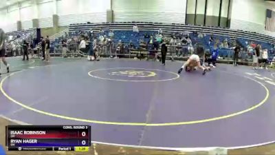 145 lbs Cons. Round 3 - Isaac Robinson, OH vs Ryan Hager, OH