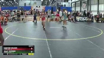 90 lbs Round 2 (6 Team) - Sawyer Wilder, Lowell WC vs Riley Sumner, Missouri Gold