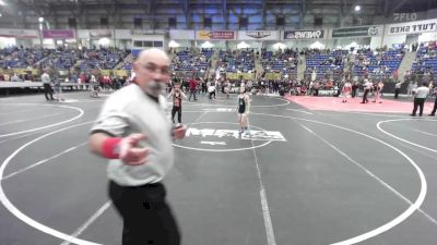 61 lbs Quarterfinal - Jace Kop, Montezuma Cortez Wrestling Club vs Brody Coats, Bear Cave