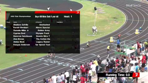 Youth Boys' 400m, Finals 1 - Age 9