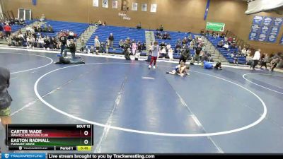 60-66 lbs Round 2 - Easton Radmall, Pleasant Grove vs Carter Wade, Wasatch Wrestling Club