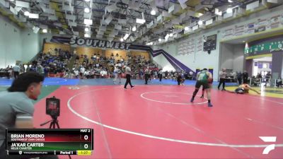 190 Boys Champ. Round 2 - Ja`Kar Carter, Helix Charter vs Brian Moreno, Southwest (San Diego)