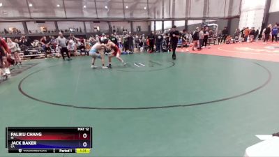 120 lbs Quarterfinal - Paliku Chang, HI vs Jack Baker, CA