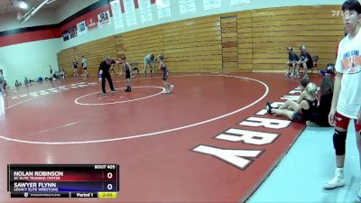 43-53 lbs Round 1 - Nolan Robinson, KC Elite Training Center vs Sawyer Flynn, Legacy Elite Wrestling