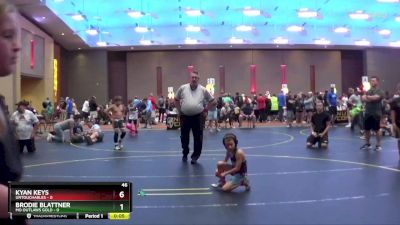 49 lbs Semis & 1st Wrestleback (8 Team) - Jaxon Burke, MO Outlaws Gold vs Gideon Romano, Untouchables