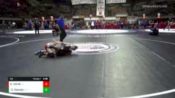 113 lbs Semifinal - Shea Dawson, Morro Bay Wrestling vs Keegan Hertel, California