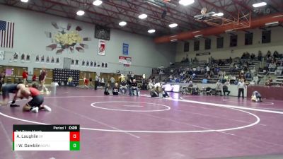 152 lbs 3rd Place Match - Wyatt Gamblin, North Posey vs Anthony Laughlin, Southridge