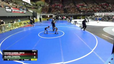 53 lbs Quarterfinal - Ellesia Chagoya, So Cal Hammers Wrestling vs Steven Gabriel Ortiz, So Cal Hammers Wrestling