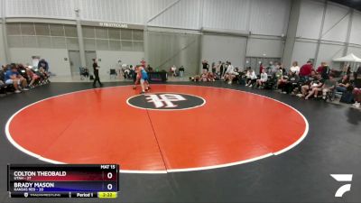 145 lbs Round 2 (8 Team) - Colton Theobald, Utah vs Brady Mason, Kansas Red