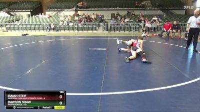 106 lbs Round 3 (4 Team) - Dawson Shaw, Independence vs Isaiah Steif, Western Dubuque Ultimate Club