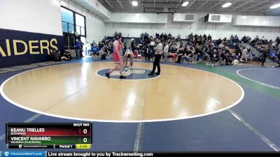 195 lbs Champ. Round 3 - Keanu Trelles, Buchanan vs Vincent Navarro, Valencia (Placentia)