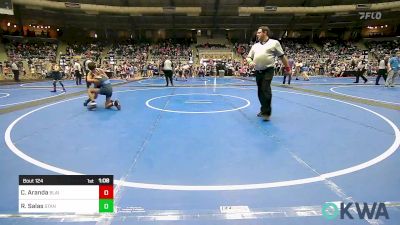 92 lbs 5th Place - Carson Aranda, Blaine County Grapplers vs Robert Salas, Standfast