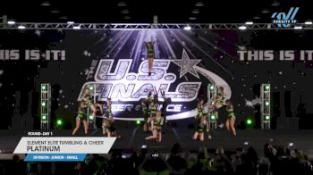 Element Elite Tumbling & Cheer - PLATINUM [2023 L2 Junior - Small Day 1] 2023 The U.S. Finals: Louisville