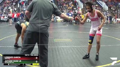 122 lbs Champ. Round 1 - Antoine Shaw Jr, Waterford WC vs Lorenzo Garcia, Alma WC