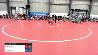 39 kg Rr Rnd 5 - Natalie Andrade, Misfits Girls Onyx vs Grace Vance, Michigan Yellow