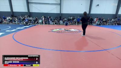 150 lbs Quarterfinal - Alexander Richardson, FordDynastyWrestlingClub vs Braden Shook, NWWC