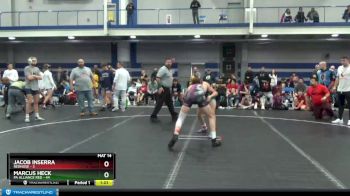 115 lbs Round 2 (8 Team) - Marcus Heck, PA Alliance Red vs Jacob Inserra, Rednose