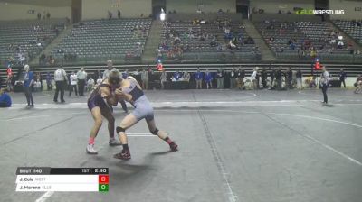 125 lbs Round of 16 - Jaxon Cole, Western Wyoming vs Javier Moreno, Ellsworth