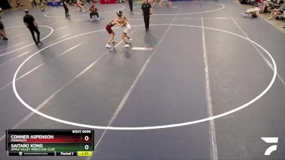 106 lbs Champ. Round 1 - Conner Aspenson, Minnesota vs Saitaro Kong, Apple Valley Wrestling Club