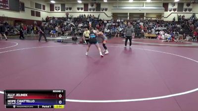 J-1 lbs Round 2 - Ally Jelinek, LMWC vs Hope Chiattello, USA Mat Club