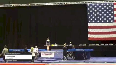 Amber Lee - Individual Trampoline, J and J T&T - 2021 USA Gymnastics Championships