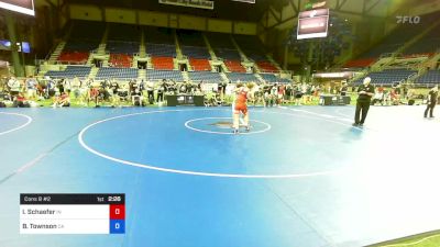 126 lbs Cons 8 #2 - Isaiah Schaefer, Indiana vs Billy Townson, California