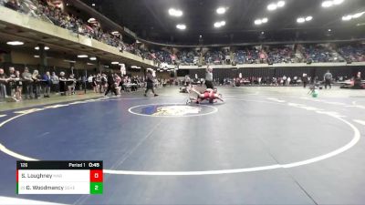 126 lbs Champ. Round 1 - Gavin Woodmancy, St. Charles East vs Sean Loughney, Marist