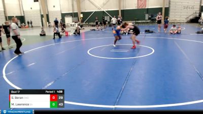 185 lbs Round 5 (8 Team) - Sawyer Beran, Columbus Wrestling Organization vs Marques Lawrence, Grandview