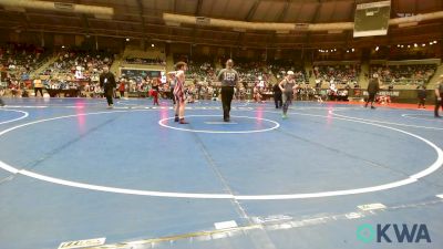 110 lbs Quarterfinal - Tyson Brown, Choctaw Ironman Youth Wrestling vs Sean Taylor, Sallisaw Takedown Club